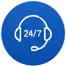 24/7 Support Icon